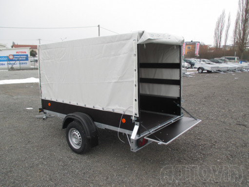 Přívěs za osobní auto s plachtou ZV 26 750kg N1 2,50x1,30/1,37