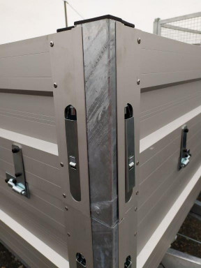 Uzávěr s pojistkou AL levý 350mm č.4