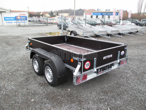 Brzděný přívěsný vozík ZV 27 2,0T B2 2,50x1,48/0,35 POČ