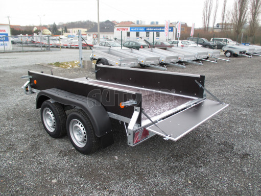 Brzděný přívěsný vozík ZV 27 2,0T B2 2,50x1,48/0,35 POČ