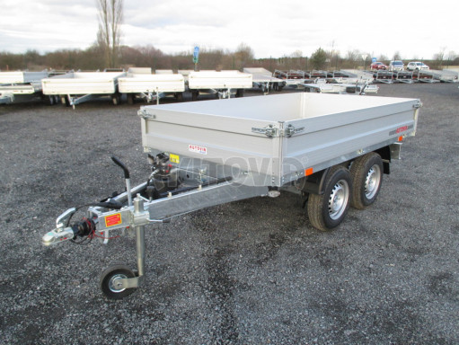 Sklápěcí přívěs DLT 2,7T 2,57x1,48/0,35 ruč ZN
