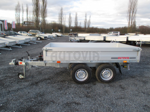 Sklápěcí přívěs DLT 2,7T 2,57x1,48/0,35 ruč ZN