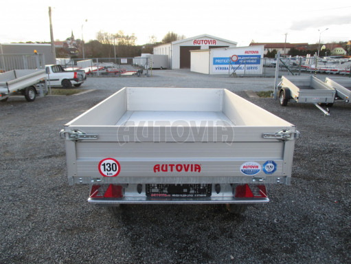 Sklápěcí přívěs DLT 2,7T 2,57x1,48/0,35 ruč ZN