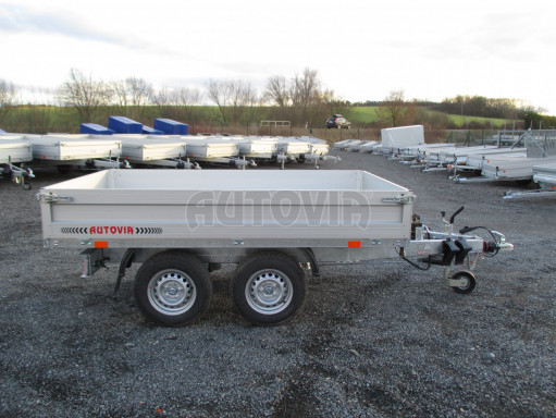 Sklápěcí přívěs DLT 2,7T 2,57x1,48/0,35 ruč ZN