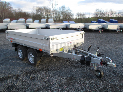 Sklápěcí přívěs DLT 2,7T 2,57x1,48/0,35 ruč ZN