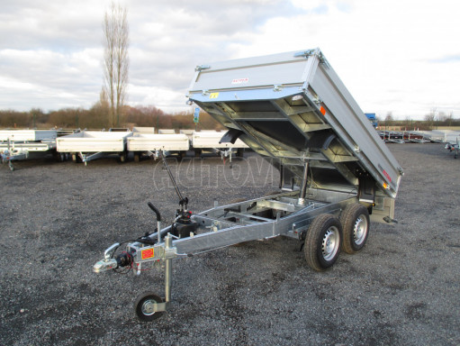 Sklápěcí přívěs DLT 2,7T 2,57x1,48/0,35 ruč ZN