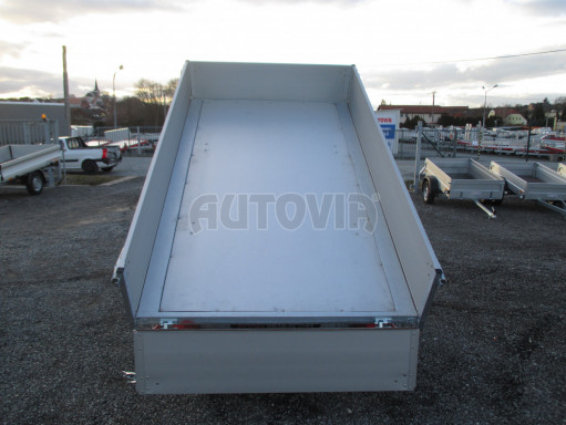 Sklápěcí přívěs DLT 2,7T 2,57x1,48/0,35 ruč ZN