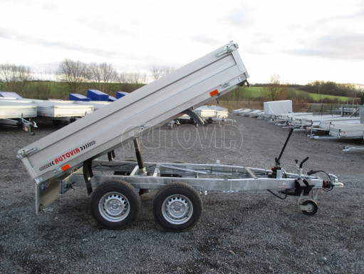 Sklápěcí přívěs DLT 2,7T 2,57x1,48/0,35 ruč ZN