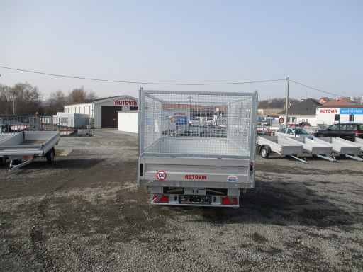 Sklopný přívěs ATS 3SKS 2,7T 3,32x1,70/1,35 POČ GITTER v elektrice