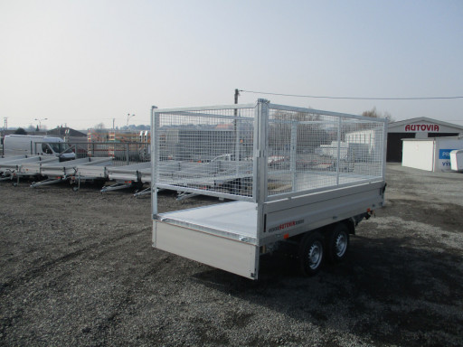 Sklopný přívěs ATS 3SKS 2,7T 3,32x1,70/1,35 POČ GITTER v elektrice