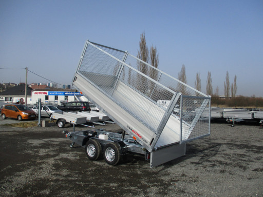 Sklopný přívěs ATS 3SKS 2,7T 3,32x1,70/1,35 POČ GITTER v elektrice