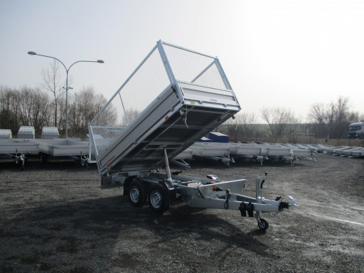 Sklopný přívěs ATS 3SKS 2,7T 3,32x1,70/1,35 POČ GITTER v elektrice