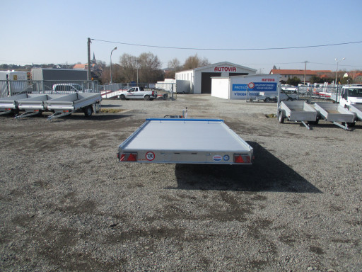 Hliníkový přepravník vozidel AD 2,7T 4,43x2,09 Blue