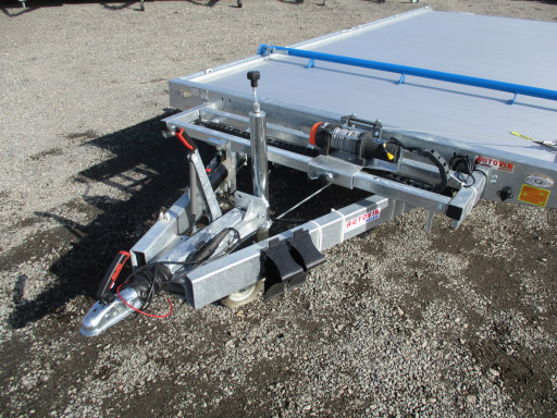 Hliníkový přepravník vozidel AD 2,7T 4,43x2,09 Blue