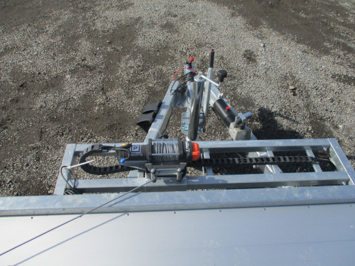 Hliníkový přepravník vozidel AD 2,7T 4,43x2,09 Blue