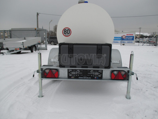 Přívěsný vozík -ZV26B1 1,8T izolovaná cisterna na pitnou vodu č.25