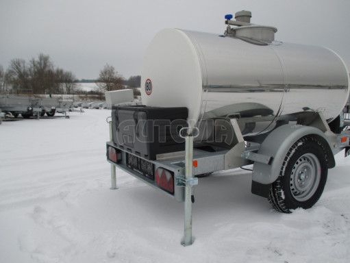 Přívěsný vozík -ZV26B1 1,8T izolovaná cisterna na pitnou vodu č.26