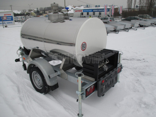 Přívěsný vozík -ZV26B1 1,8T izolovaná cisterna na pitnou vodu č.28