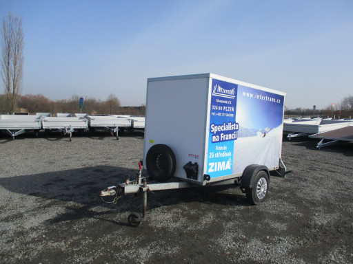Bazarový skříňový přívěs ZV 26 1,3T B1 2,50x1,26/1,50* č.1