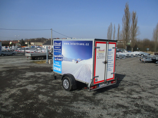 Bazarový skříňový přívěs ZV 26 1,3T B1 2,50x1,26/1,50* č.2