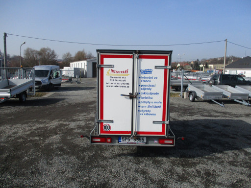 Bazarový skříňový přívěs ZV 26 1,3T B1 2,50x1,26/1,50* č.6