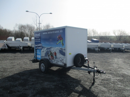 Bazarový skříňový přívěs ZV 26 1,3T B1 2,50x1,26/1,50* č.8