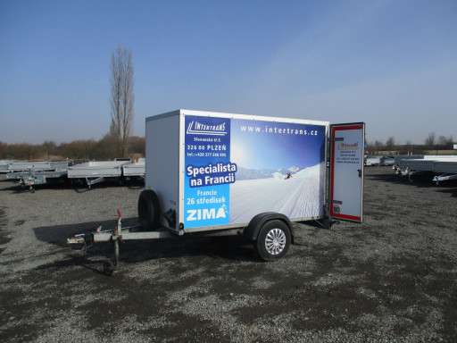 Bazarový skříňový přívěs ZV 26 1,3T B1 2,50x1,26/1,50* č.9