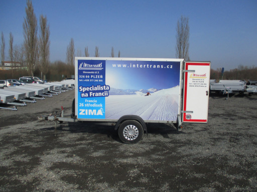 Bazarový skříňový přívěs ZV 26 1,3T B1 2,50x1,26/1,50* č.10