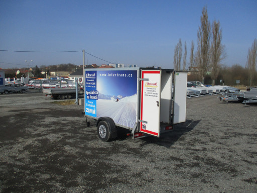 Bazarový skříňový přívěs ZV 26 1,3T B1 2,50x1,26/1,50* č.11