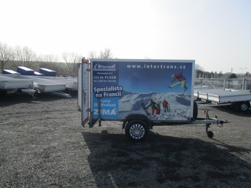 Bazarový skříňový přívěs ZV 26 1,3T B1 2,50x1,26/1,50* č.14