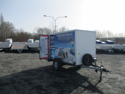 Bazarový skříňový přívěs ZV 26 1,3T B1 2,50x1,26/1,50* č.15