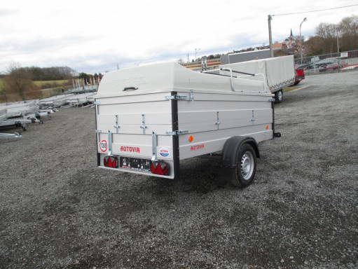 PROFI hliníkový přívěs s nástavbami a víkem ZV 26 ALU N1 2,51x1,25/0,85