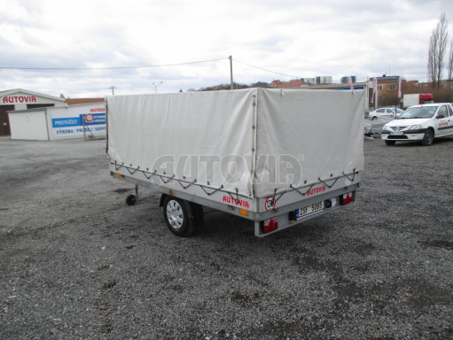 Bazarový přívěs za osobní auto s plachtou ZV 32 1,3T B1 3,00x1,80/1,05 č.5