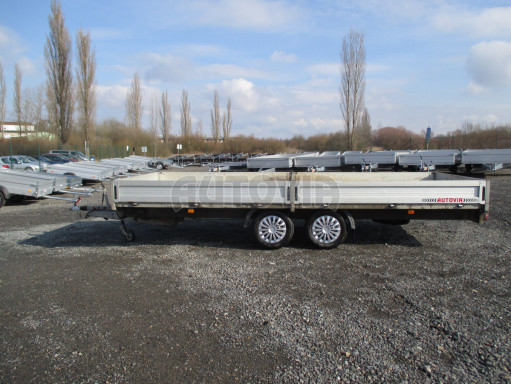 Bazarový přívěsný vozík v provedení valník VER 2,7T 5,03x2,06/0,30 č.5