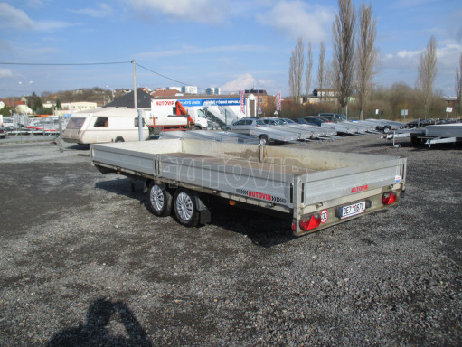 Bazarový přívěsný vozík v provedení valník VER 2,7T 5,03x2,06/0,30 č.4