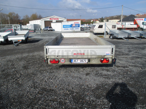 Bazarový přívěsný vozík v provedení valník VER 2,7T 5,03x2,06/0,30 č.6