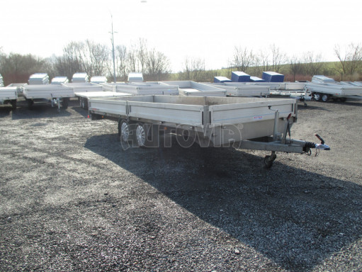 Bazarový přívěsný vozík v provedení valník VER 2,7T 5,03x2,06/0,30 č.3