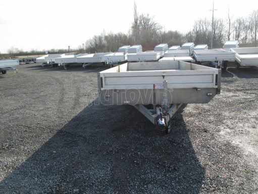 Bazarový přívěsný vozík v provedení valník VER 2,7T 5,03x2,06/0,30 č.8