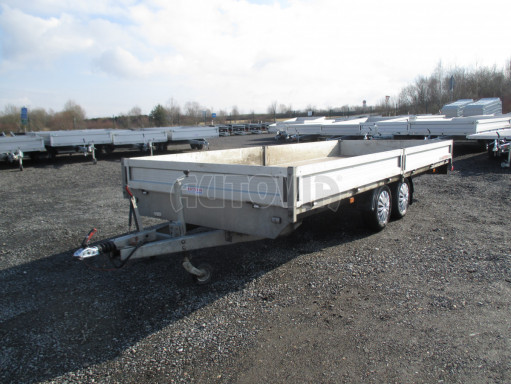 Bazarový přívěsný vozík v provedení valník VER 2,7T 5,03x2,06/0,30 č.1