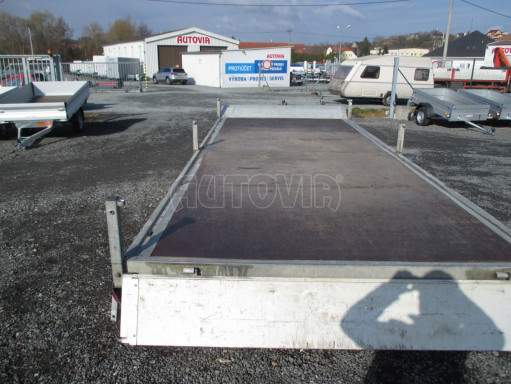 Bazarový přívěsný vozík v provedení valník VER 2,7T 5,03x2,06/0,30 č.9