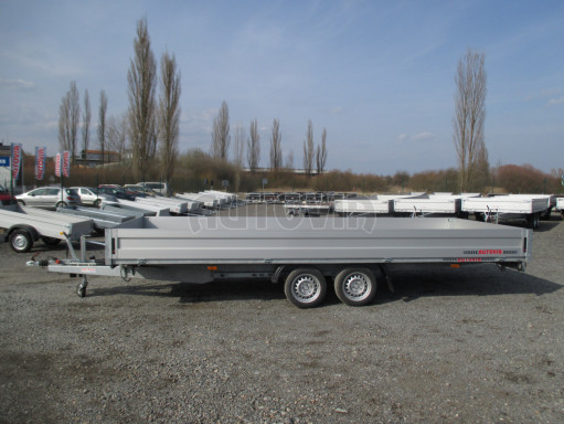 Hydraulicky sklopný přívěs pro přepravu aut AD 5 2,7T 5,17x2,09 valník** bazar č.5