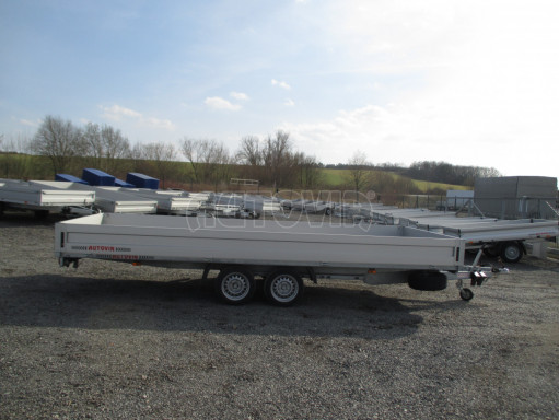 Hydraulicky sklopný přívěs pro přepravu aut AD 5 2,7T 5,17x2,09 valník** bazar č.9