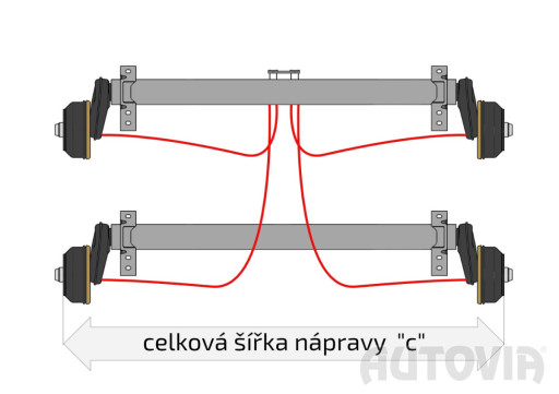 Lanovod brzdový AL-KO Profi Long life 1620/1816 mm rychlomont. (s čočkou) č.2