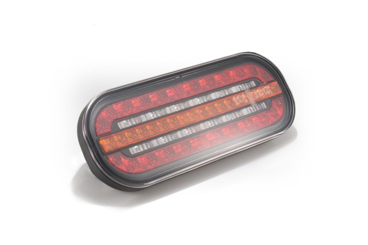 Svítilna Fristom FT-320 sdružená LED 12-36V, L/P-BL/BR/KO, dynamický blinkr, baj5 č.1