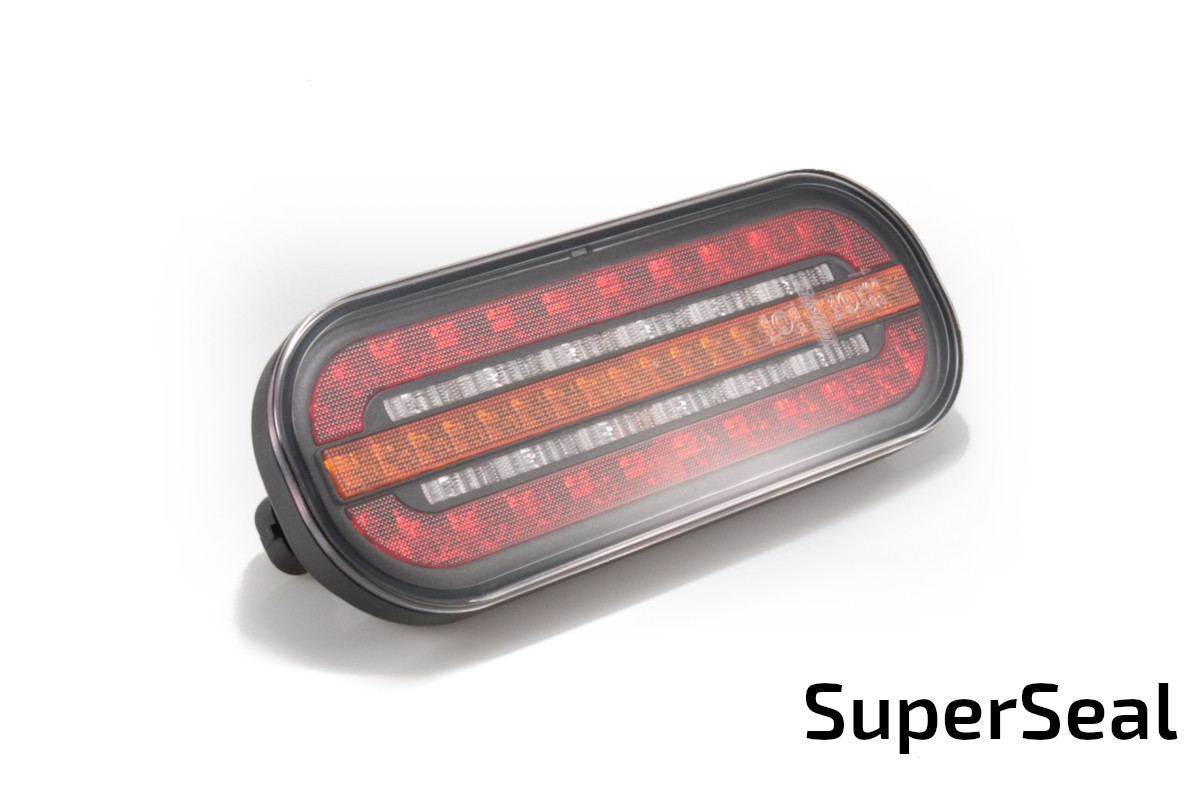 Svítilna Fristom FT-320 sdružená LED 12-36V, L/P-BL/BR/KO, dynamický blinkr, baj5, SS kon. č.1