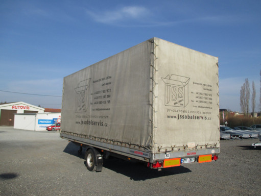 Přívěs valníkový s konstrukcí DN 3,5T B1 6,61x2,47/2,70 oko* č.4