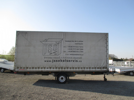 Přívěs valníkový s konstrukcí DN 3,5T B1 6,61x2,47/2,70 oko* č.7