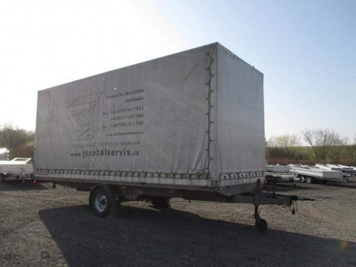 Přívěs valníkový s konstrukcí DN 3,5T B1 6,61x2,47/2,70 oko* č.1