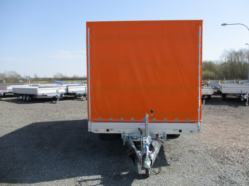 Sklápěcí přívěs na auta AD 3,5T B3 4,50x2,09/2,0m  valník 1350