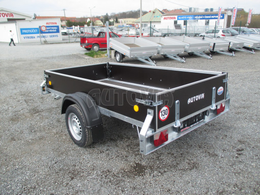 Přívěs pro přepravu 3ks europalet ZV 26 N1 2,50x1,30/0,35 POČ